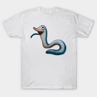 Cute Eel Drawing T-Shirt